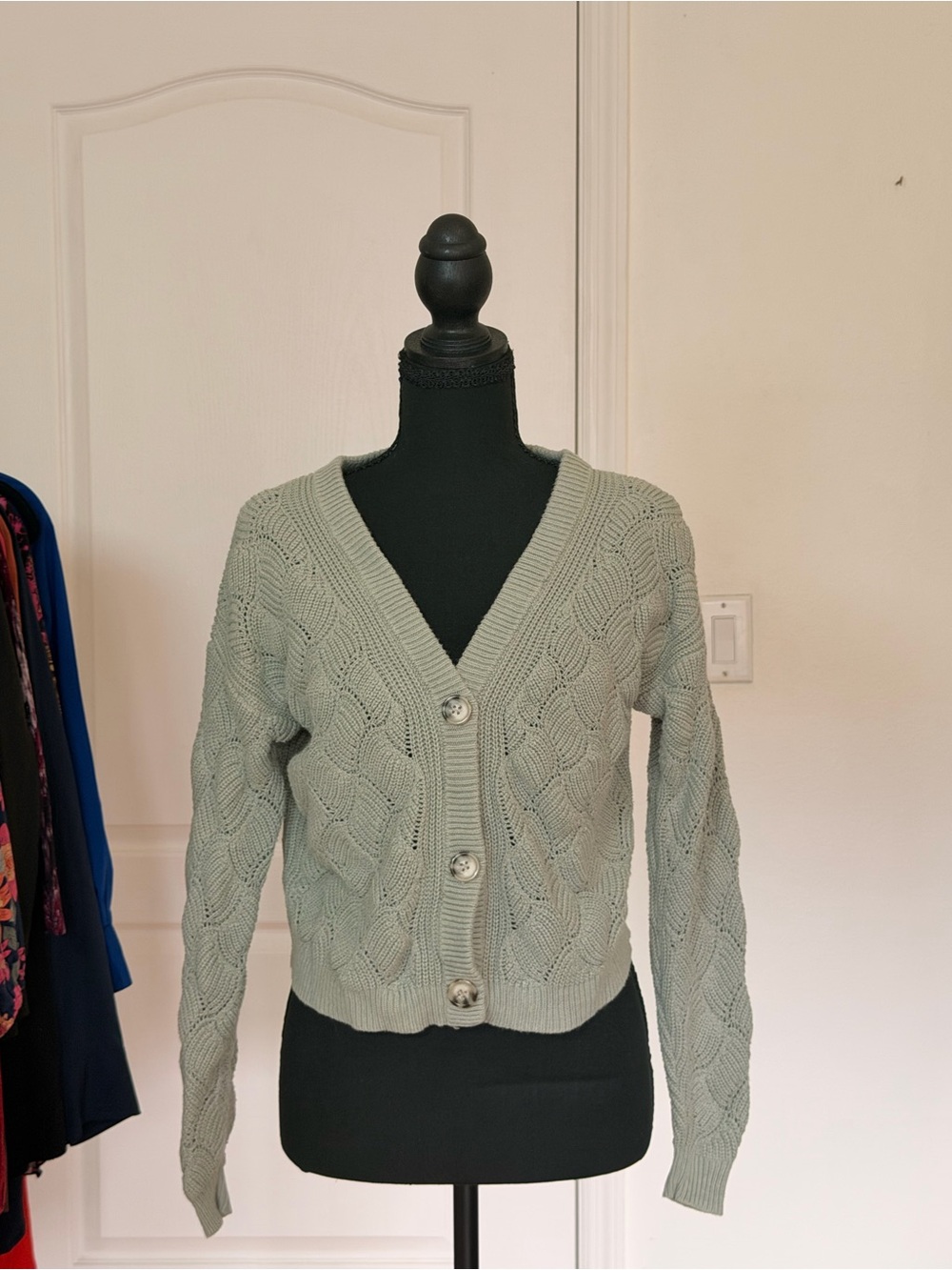 Sincerely Jules Preppy Cable Knit Cardigan